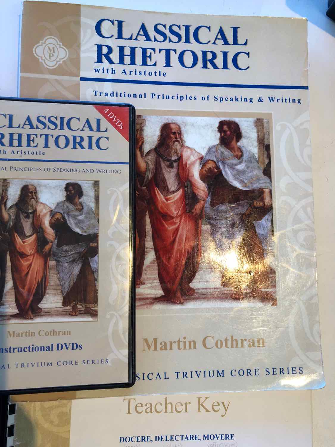 Classical Rhetoric student, teacher, DVDs- Memoria Press