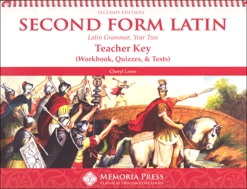Second Form Latin Teacher Key