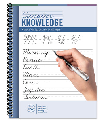 CURSIVE KNOWLEDGE: A HANDWRITING COURSE FOR ALL AGES (UPDATED)