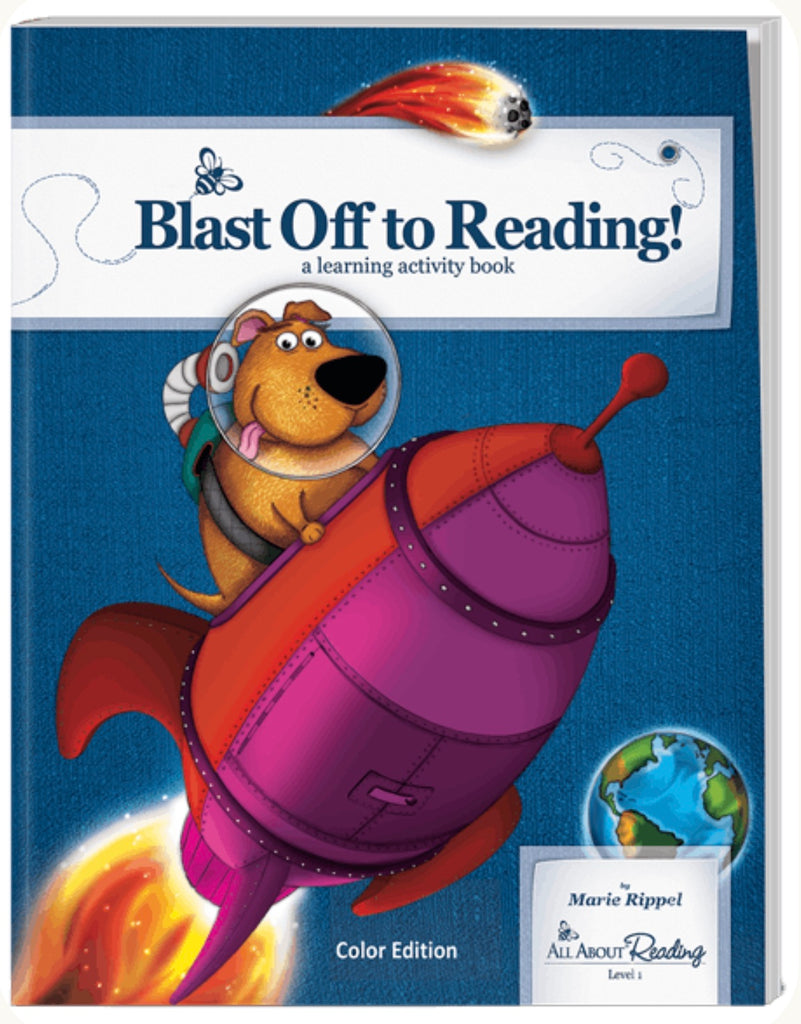 Blast Off to Reading! Level 1 Activity Book, Color Edition