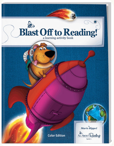 Blast Off to Reading! Level 1 Activity Book, Color Edition