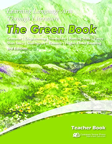 Learning Language Arts Through Literature 7th grade The Green Book Teacher Book