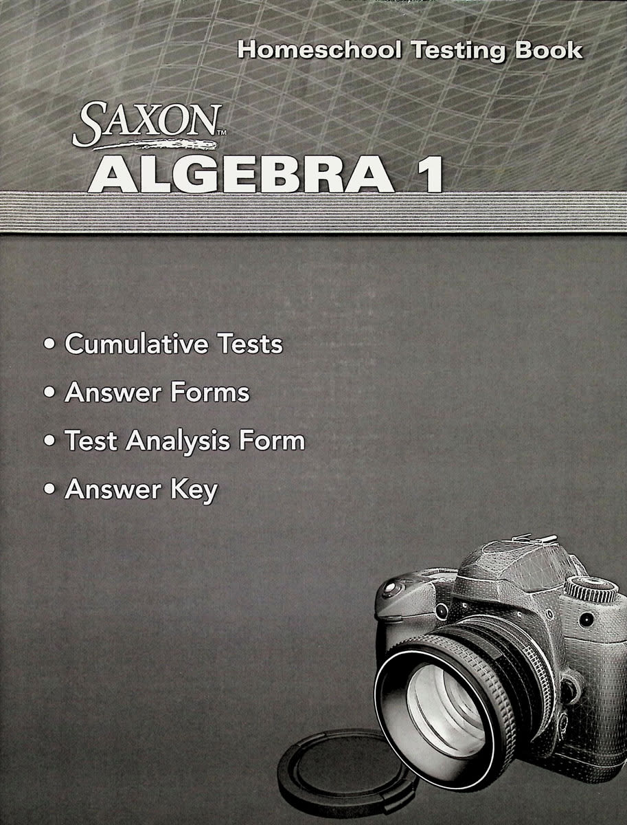 SAXON ALGEBRA 1 TESTING BOOK 4TH ED