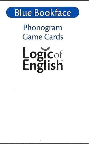 Logic of English Phonogram Game Cards Blue Bookface