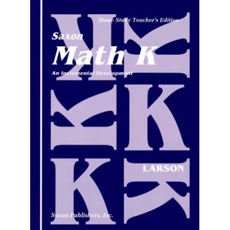 Saxon Math K: Home School Teachers Edition
