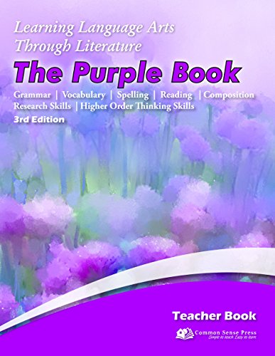 Learning Language Arts Through Literature, PURPLE BOOK, Teacher book
