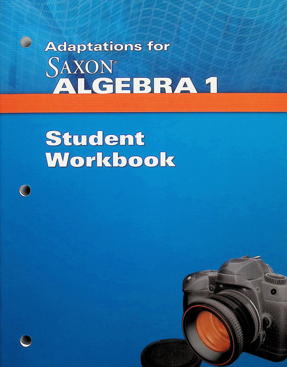 SAXON ALGEBRA 1 4ED ADAPTATIONS STUDENT WORKBOOK