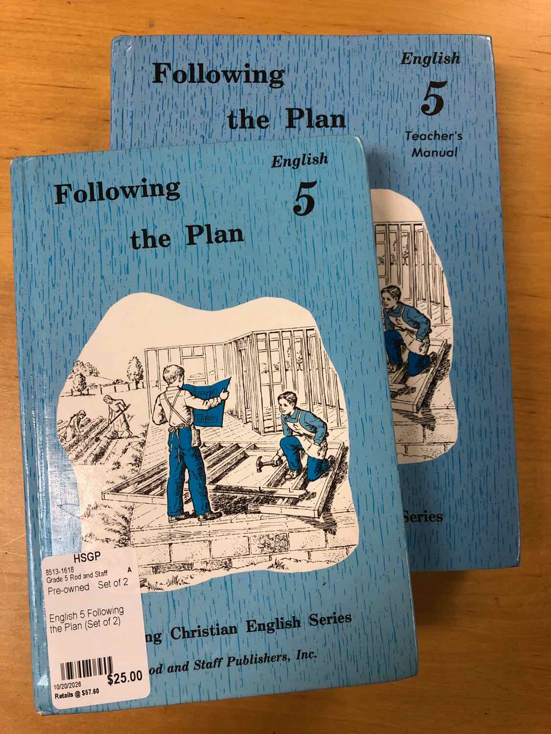 English 5 Following the Plan (Set of 2)