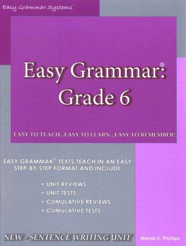 Easy Grammar 6 - Teacher Edition Phillips, Wanda C
