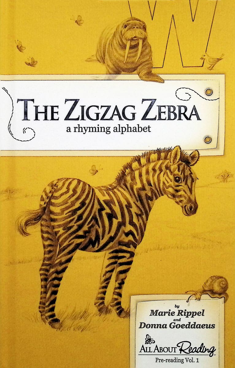 ALL ABOUT LEARNING PRE-READING READER THE ZIGZAG ZEBRA