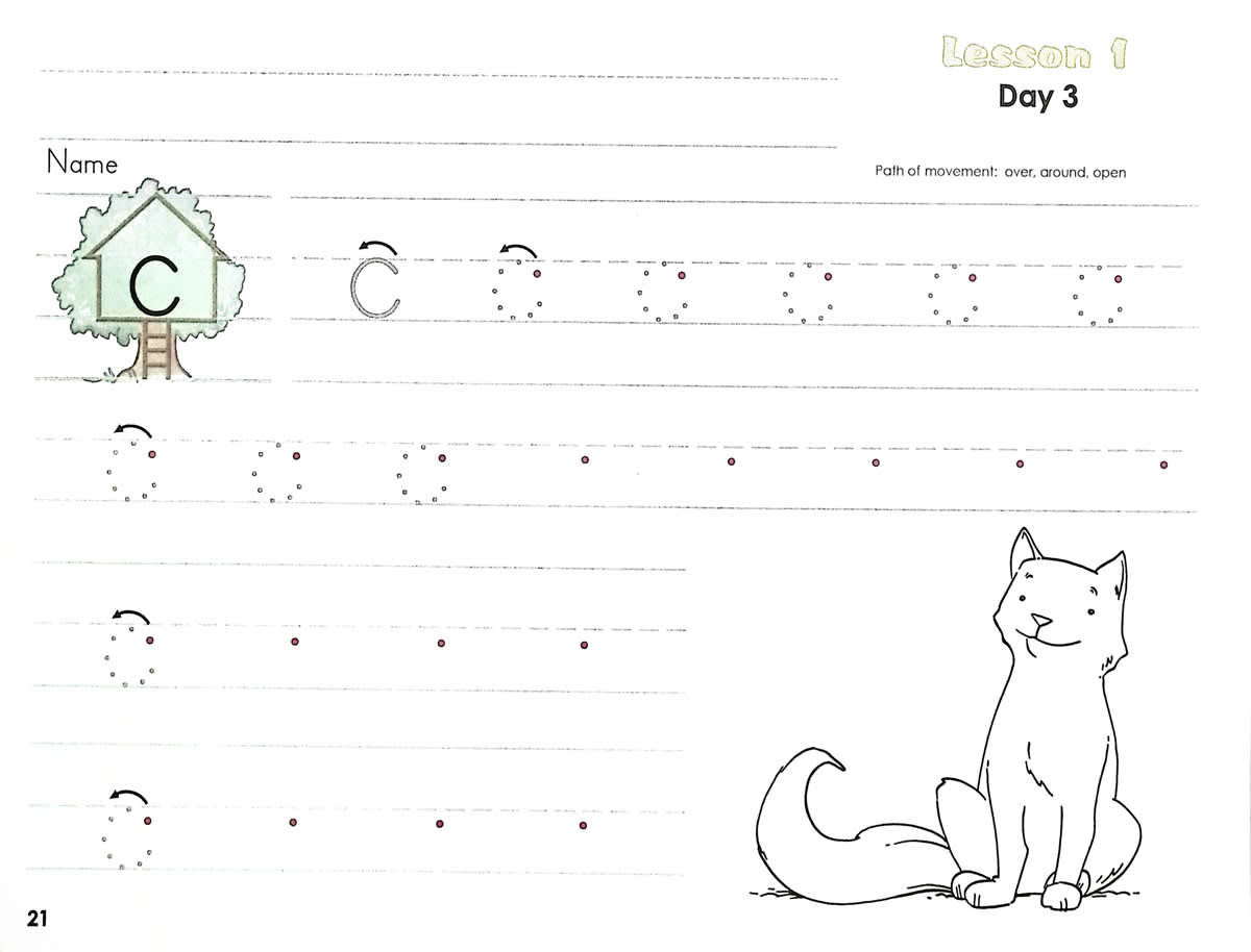 A REASON FOR HANDWRITING KINDERGARTEN BEGINNING MANUSCRIPT WORKTEXT