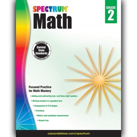 Spectrum Math Grade 2 Workbook