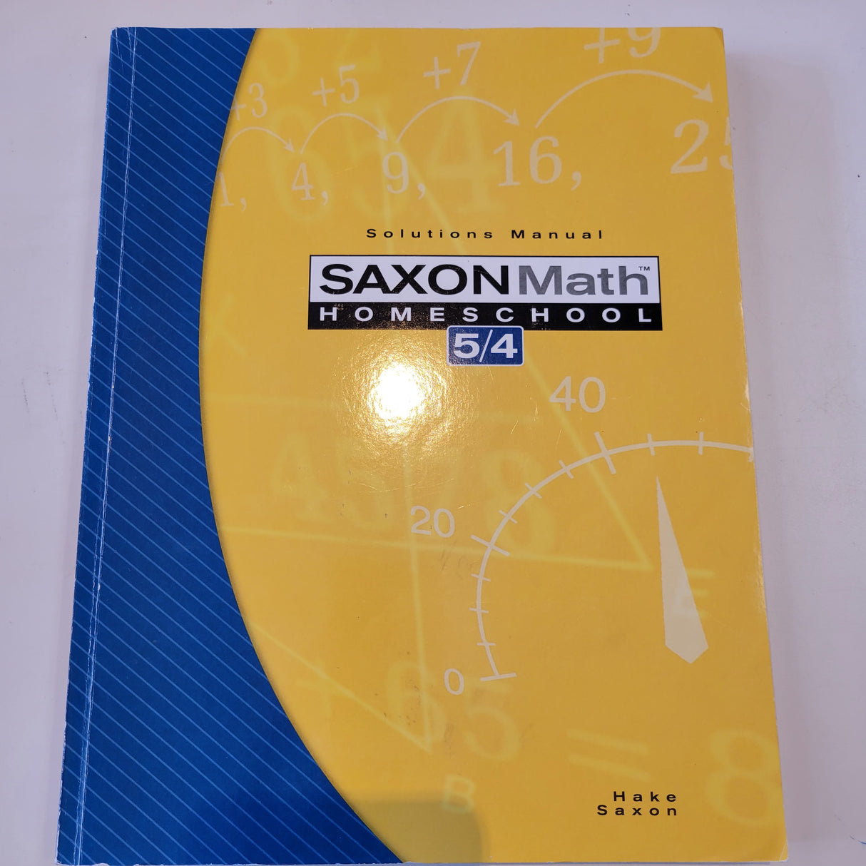 Saxon 5/4 Solutions Manual