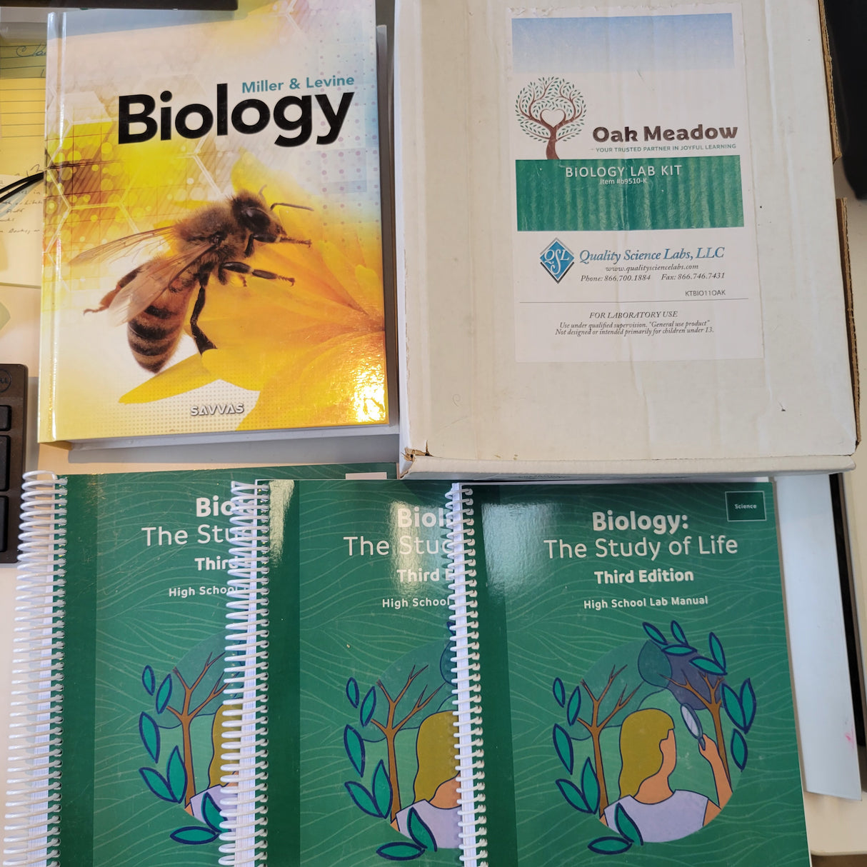 Biology The Study of Life, Oak Meadow, 3rd ed. (Set of 5)