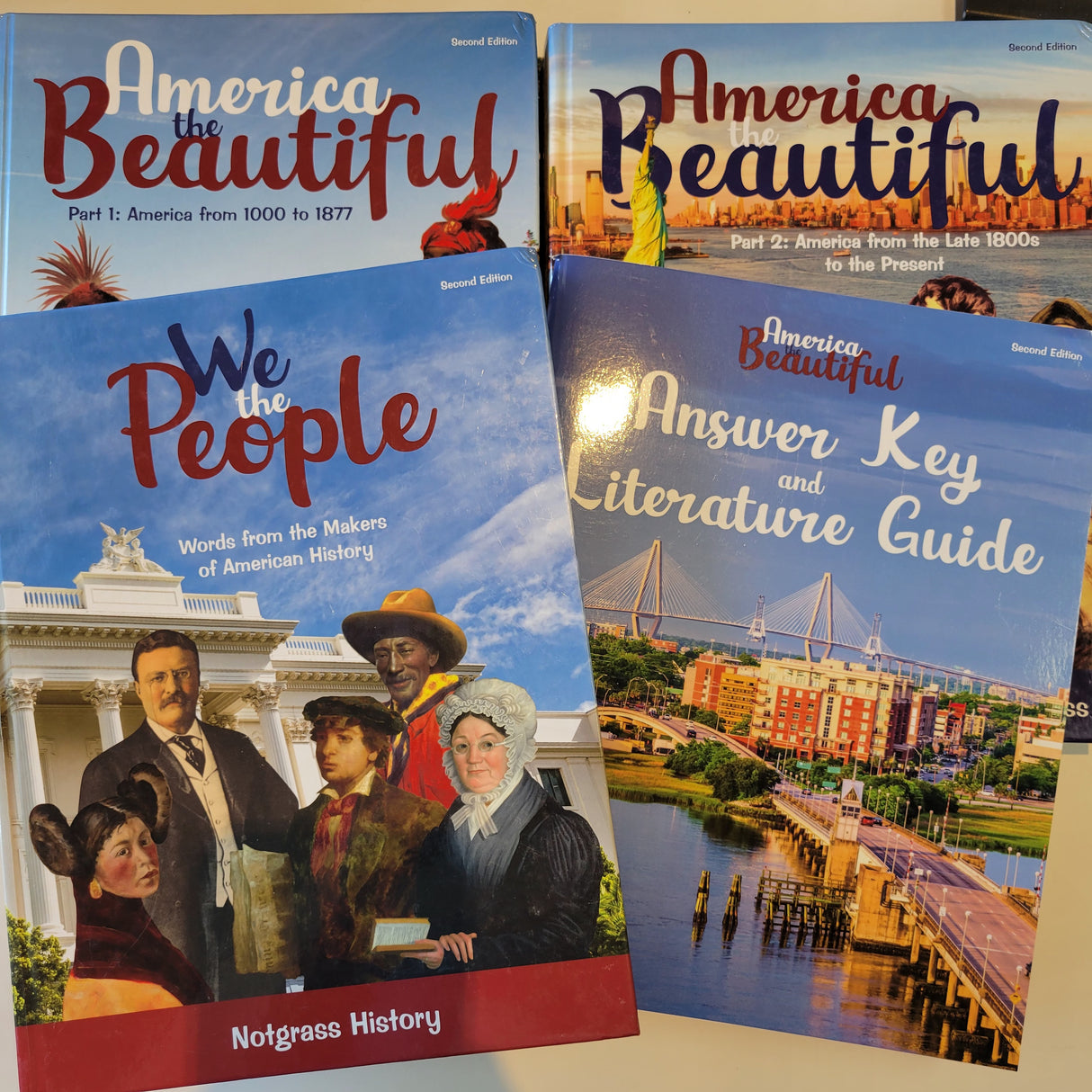 America the Beautiful (Set of 4)
