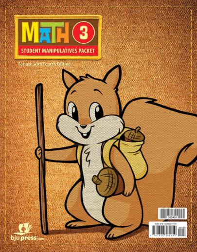 BJU Math 3 Student Manipulatives Packet 4th edition