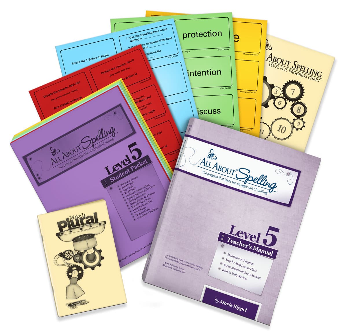 ALL ABOUT SPELLING LEVEL 5 MATERIALS