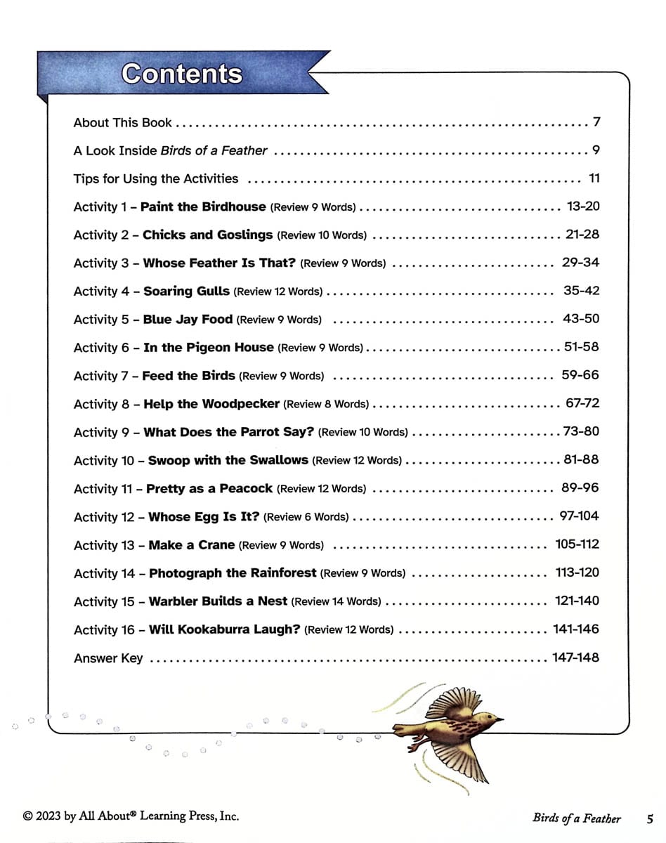 BIRDS OF A FEATHER REVIEW BOOK