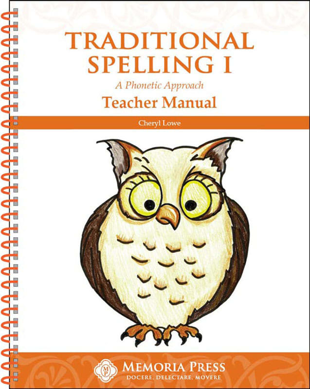 Traditional Spelling I Teacher Manual