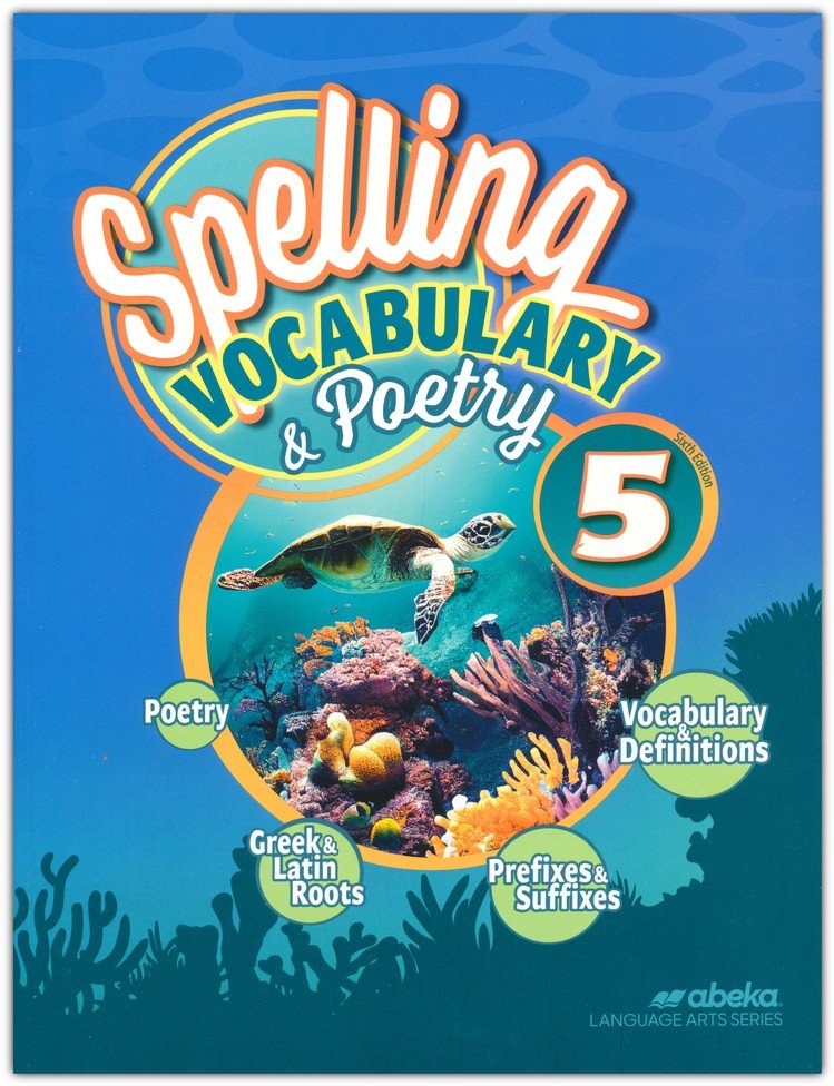 Spelling, Vocabulary, and Poetry Grade 5- Abeka
