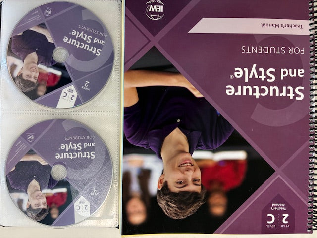 IEW Structure and Style for Students 2C Teacher Manual and DVDs