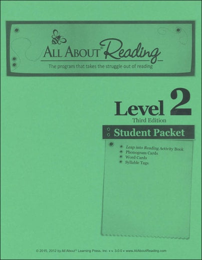 ALL ABOUT READING LEVEL 2 STUDENT PACKET (COLOR ED.)