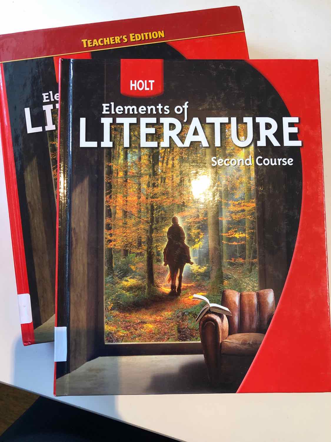 Holt Elements of Literature Second Course (Set of 2)