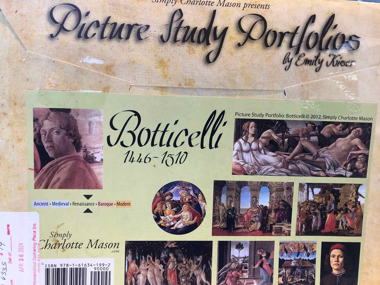 Picture Study Portfolio- Botticelli- Simply Charlotte Mason