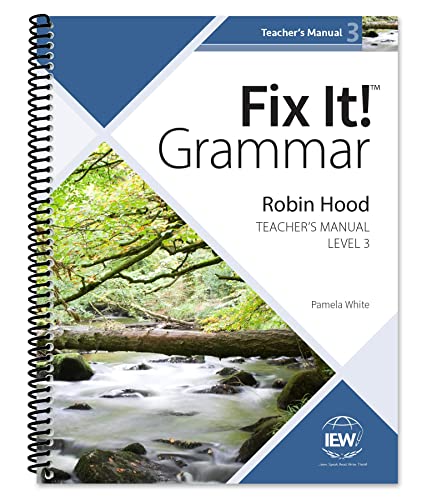 Fix It Grammar Level 3 Robin Hood Teacher's Manual