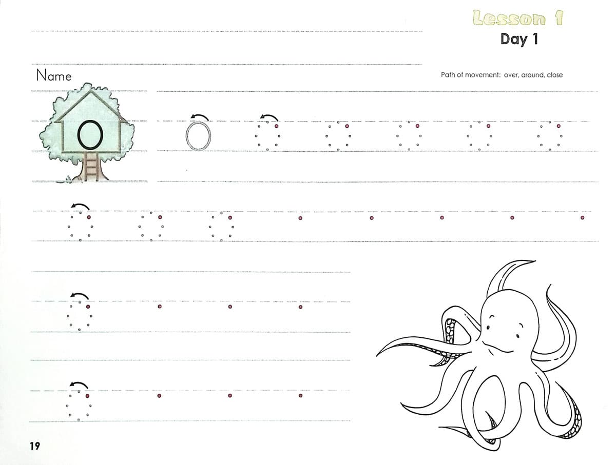 A REASON FOR HANDWRITING KINDERGARTEN BEGINNING MANUSCRIPT WORKTEXT